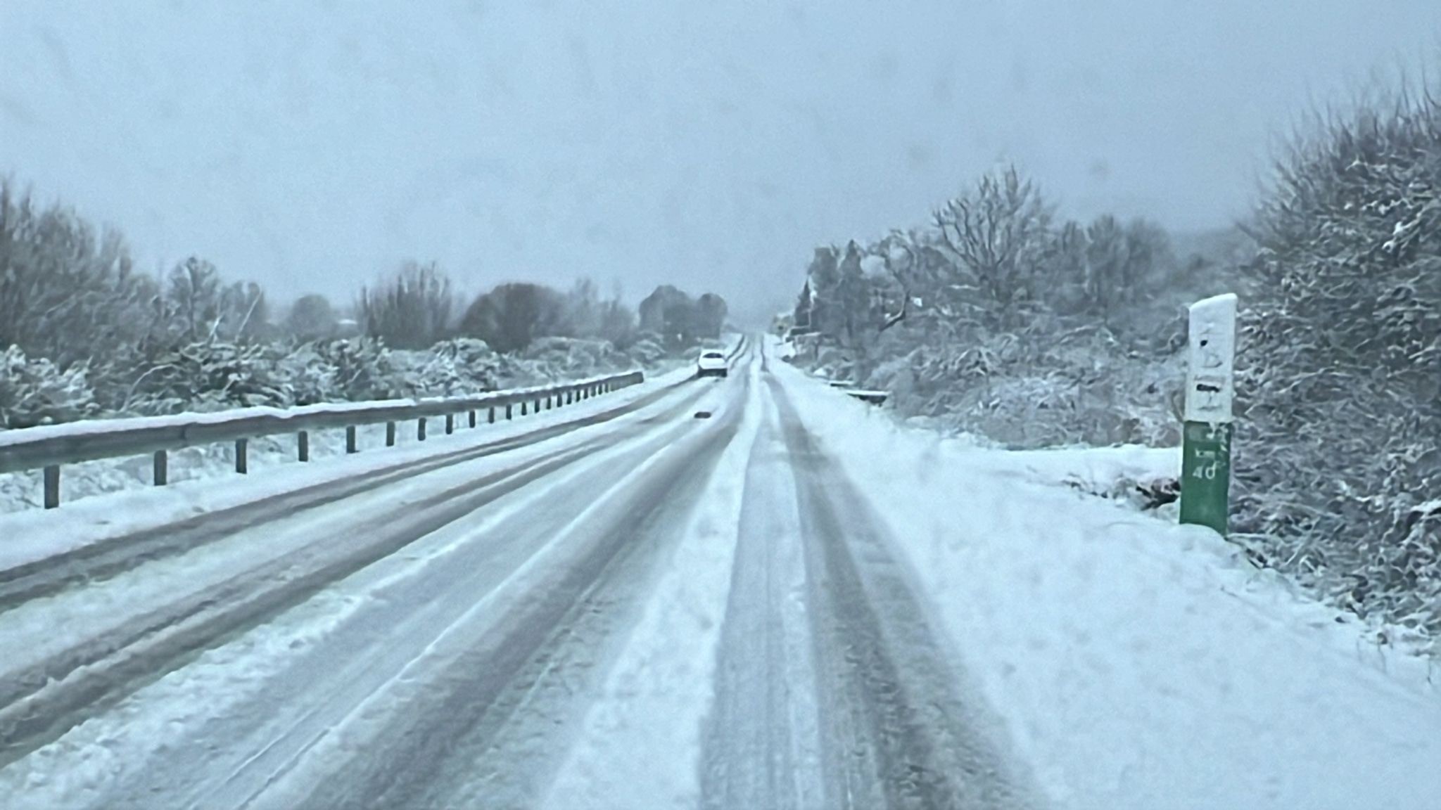 Zamora registra 14 incidencias debido al temporal de nieve y la Junta refuerza el servicio de cara a la noche