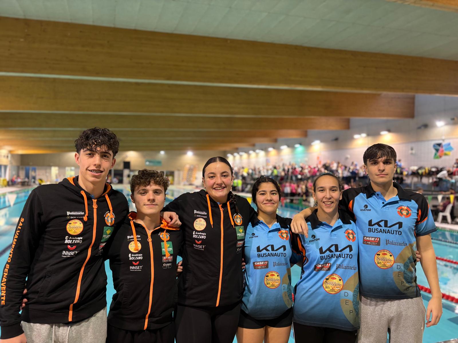 Diego Palazuelo consigue cuatro oros, una plata y un bronce en el Campeonato Autonómica de Salvamento Benavente