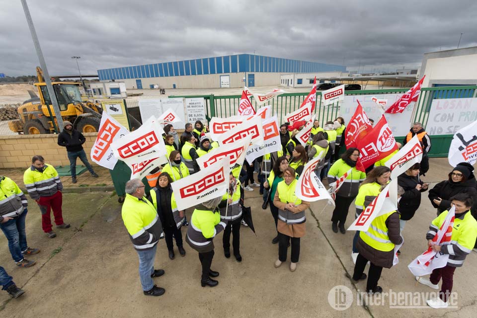 Los trabajadores de Losan en Villabr&aacute;zaro en pie de guerra; &ldquo;queremos trabajar y no mendigar&rdquo;