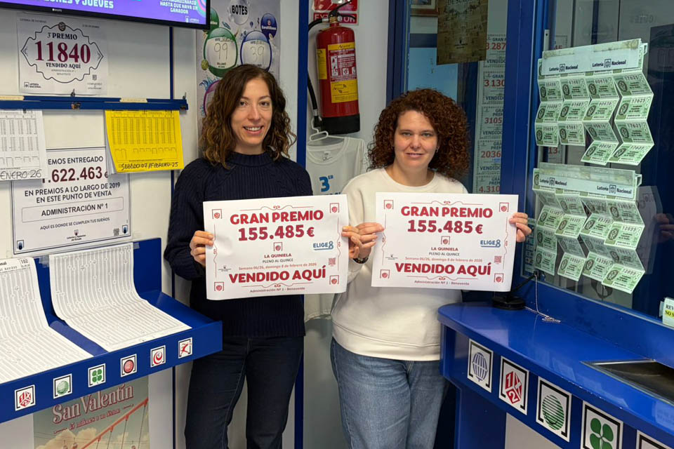 Pleno al 15 en Benavente, la suerte se detiene en la Plaza del Grano