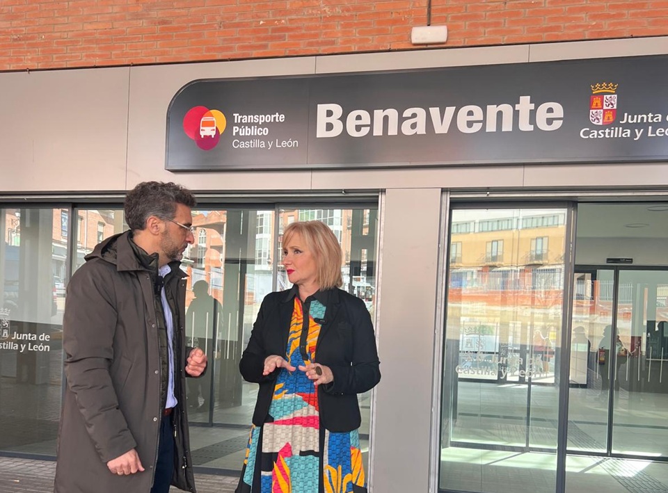 Los candidatos zamoranos del PP ponen de ejemplo la estación de autobuses de Benavente como el “compromiso de Mañueco con la movilidad pública”