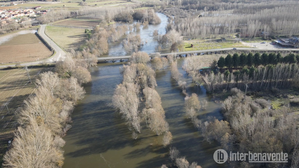 Los ríos en imágenes aéreas: Así está el Tera en Mózar de Valverde