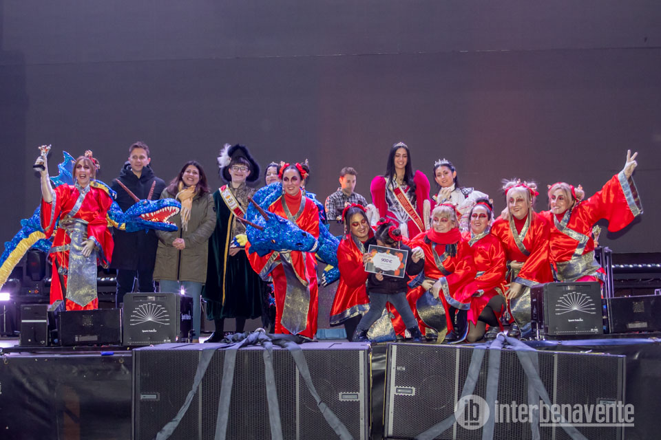 “Porteadores de dragones imperiales” conquistan el Carnaval de Benavente