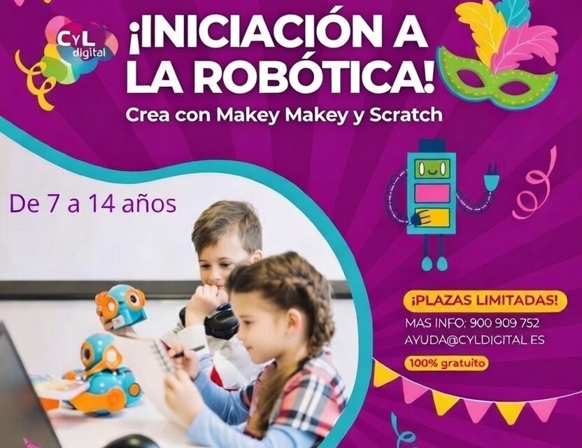 Taller de iniciación a la Robótica, una actividad para el lunes de Carnaval en Benavente
