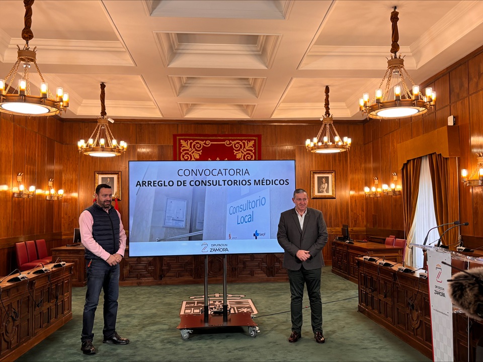 La Diputación de Zamora abre la convocatoria para la reforma de consultorios locales y amplía los plazos de ejecución