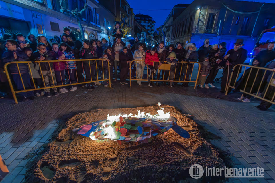 Benavente despide su Carnaval con el Entierro de la Sardina