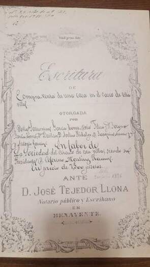 Escritura de Constitución del Círculo de Benavente