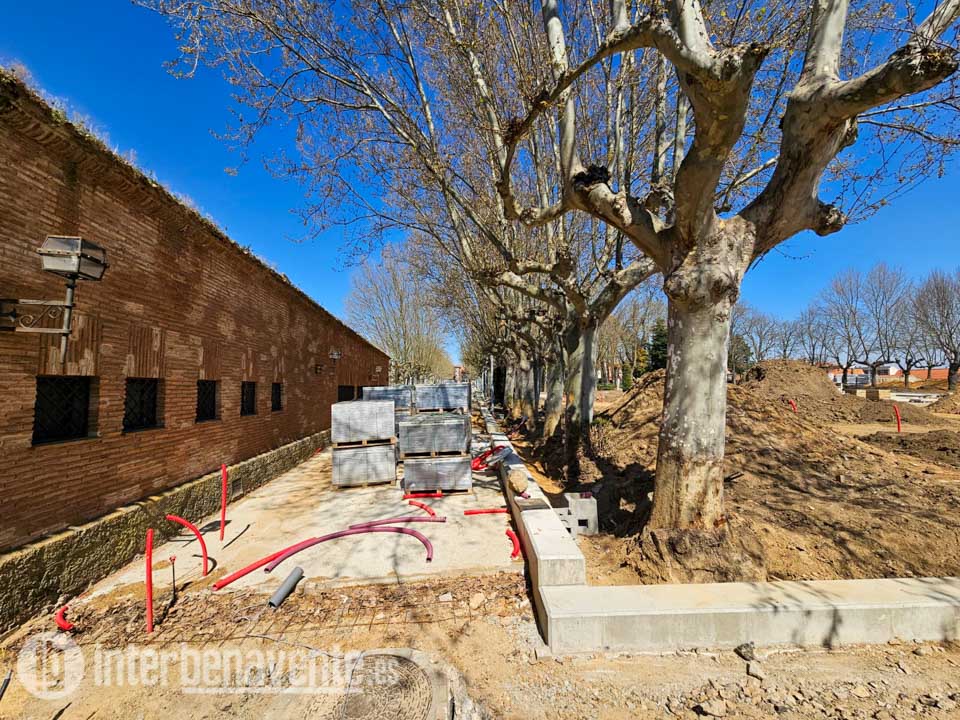 El Ayuntamiento de Benavente plantea una ampliaci&oacute;n del plazo para finalizar las obras de los Paseos de la Mota