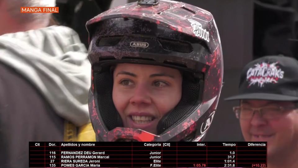 Sara Yusto, subcampeona de Espa&ntilde;a de descenso DH BTT en categor&iacute;a &eacute;lite femenina