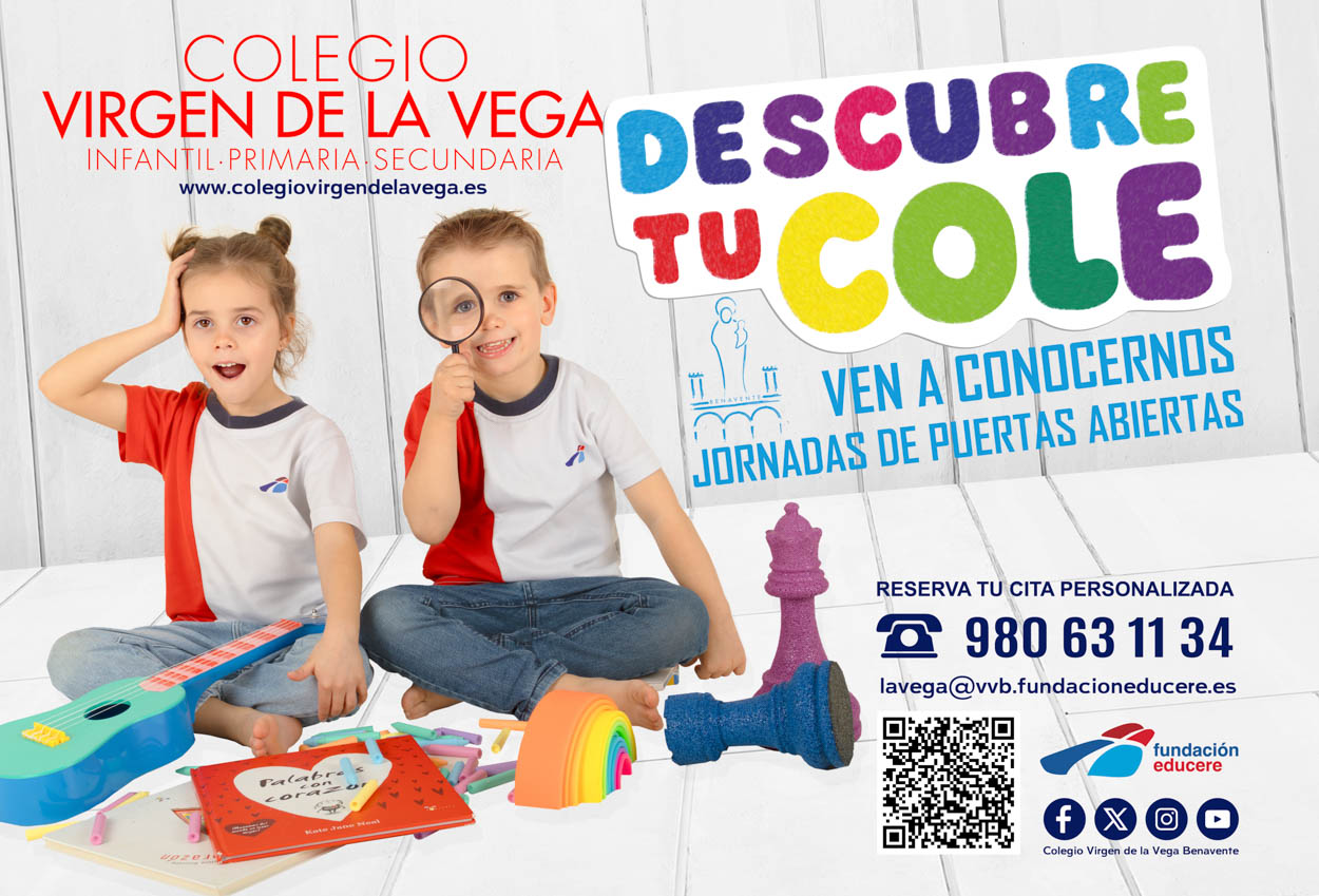 "Descubre tu cole" con el Virgen de la Vega