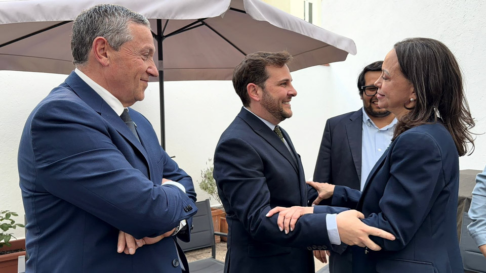 Faúndez y López de la Parte trasladan a María Corina Machado el impacto del programa de repoblación zamorano