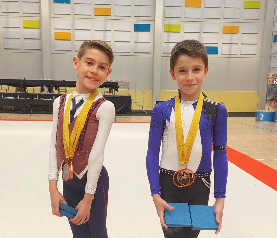 Jorge Barrio y Mateo López afinan su camino al Nacional de gimnasia rítmica masculina