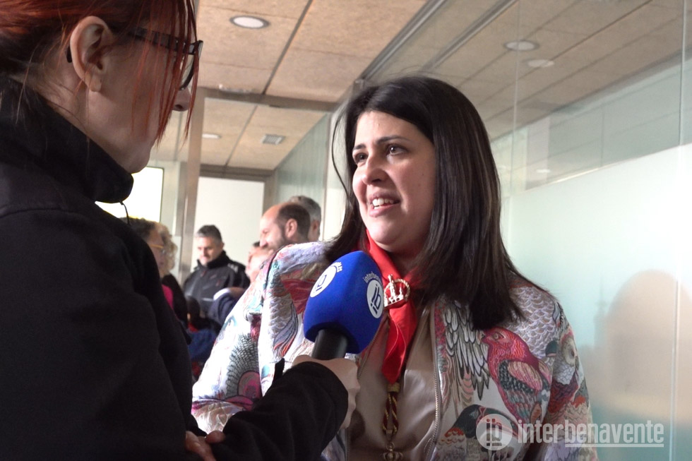 Beatriz Asensio Alcaldesa de Benavente “esperamos que Glorificado responda bien en nuestras calles”