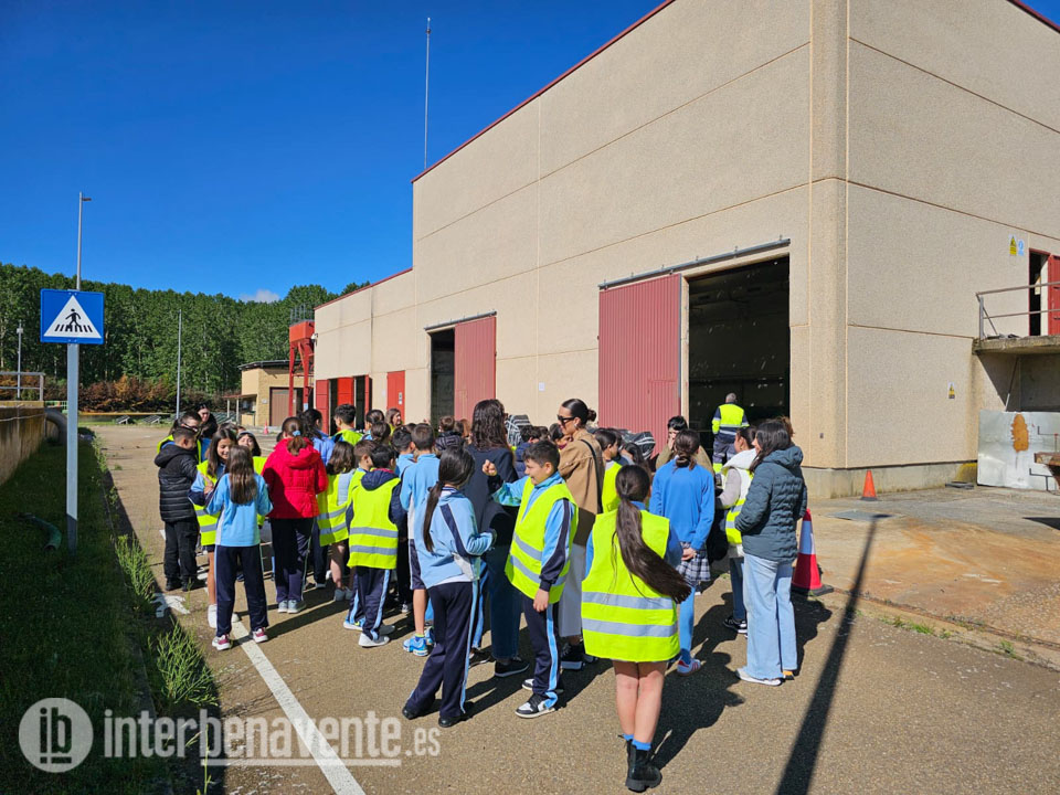 Los escolares de Benavente se familiarizan con el ciclo del agua
