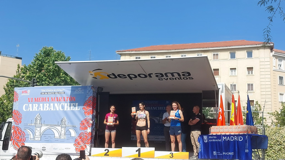 Estefan&iacute;a Gonz&aacute;lez, tercera absoluta y primera senior femenina en el 10 K de Carabanchel