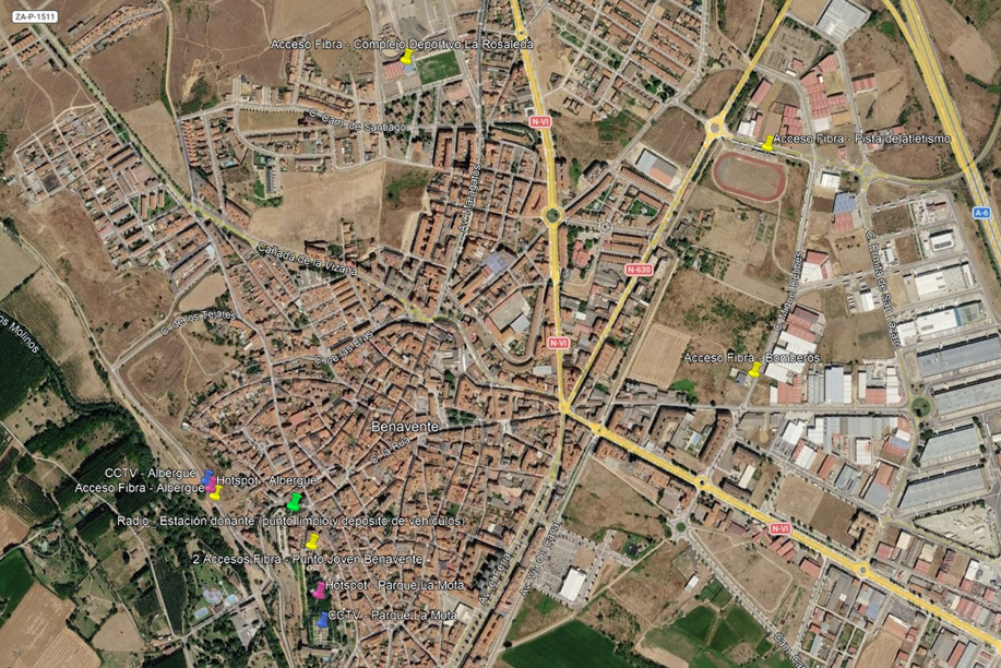 El Ayuntamiento de Benavente despliega fibra &oacute;ptica y puntos wifi en siete zonas de la ciudad