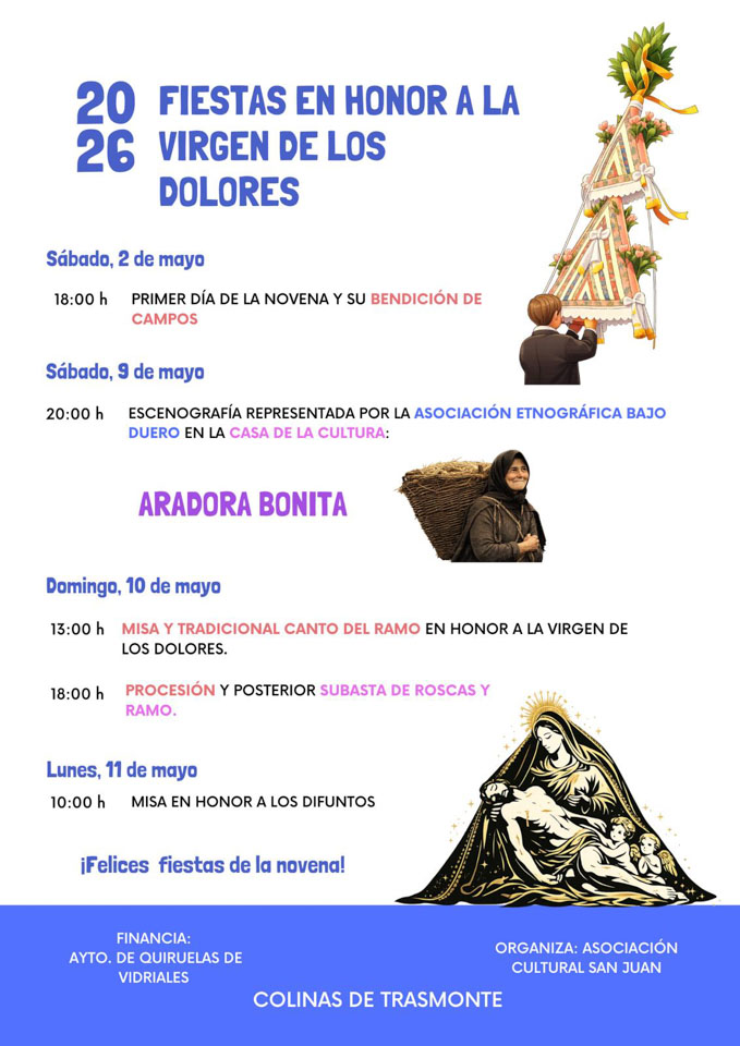 Colinas de Trasmonte se prepara para un fin de semana festivo en honor a la Virgen de los Dolores