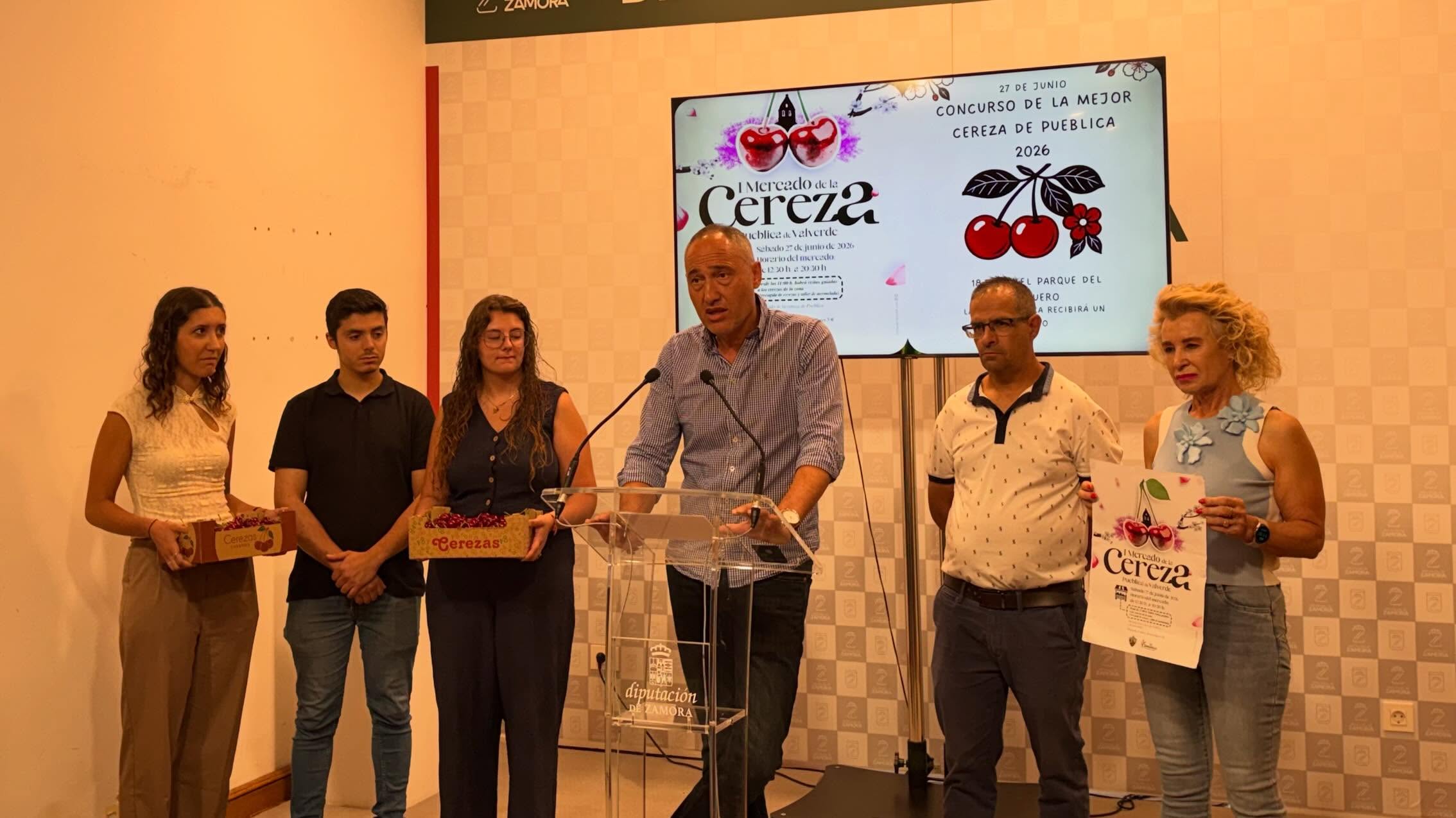 Pueblica de Valverde celebra su I Mercado de la Cereza este sábado 27 de junio
