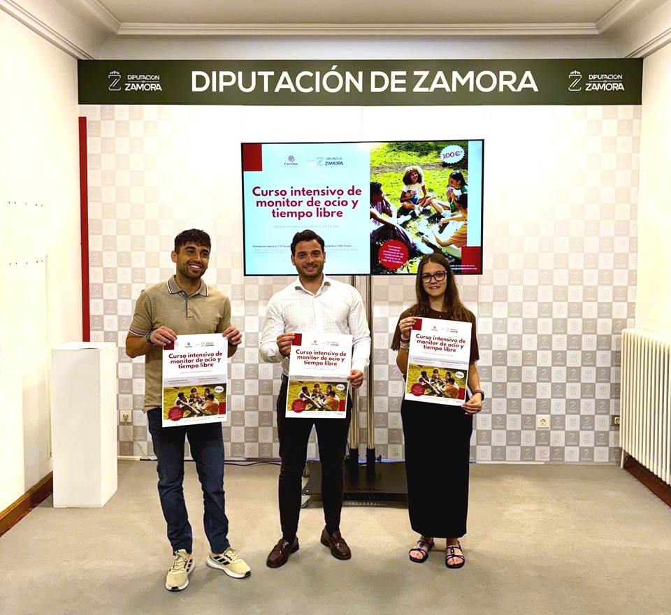 La Diputación de Zamora impulsa con Cáritas un curso de monitor de ocio y tiempo libre de carácter intensivo