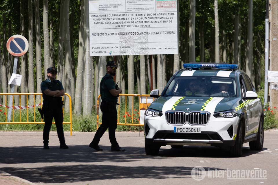 La Guardia Civil de Benavente coordina la búsqueda de un hombre de 80 años en Villarrín de Campos
