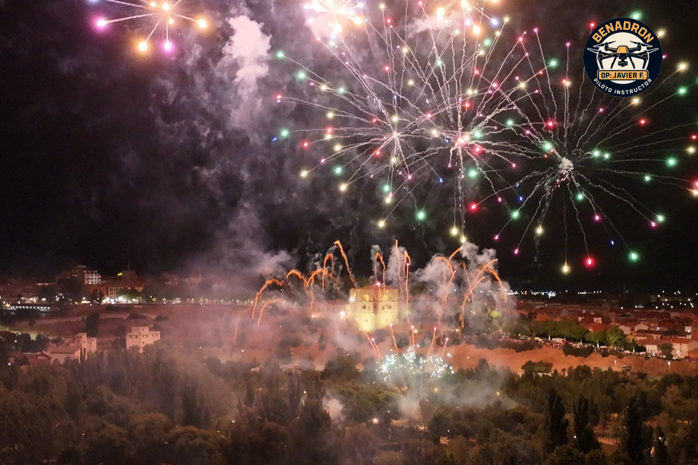 VÍDEO: Los fuegos artificiales de Benavente desde un nuevo punto de vista