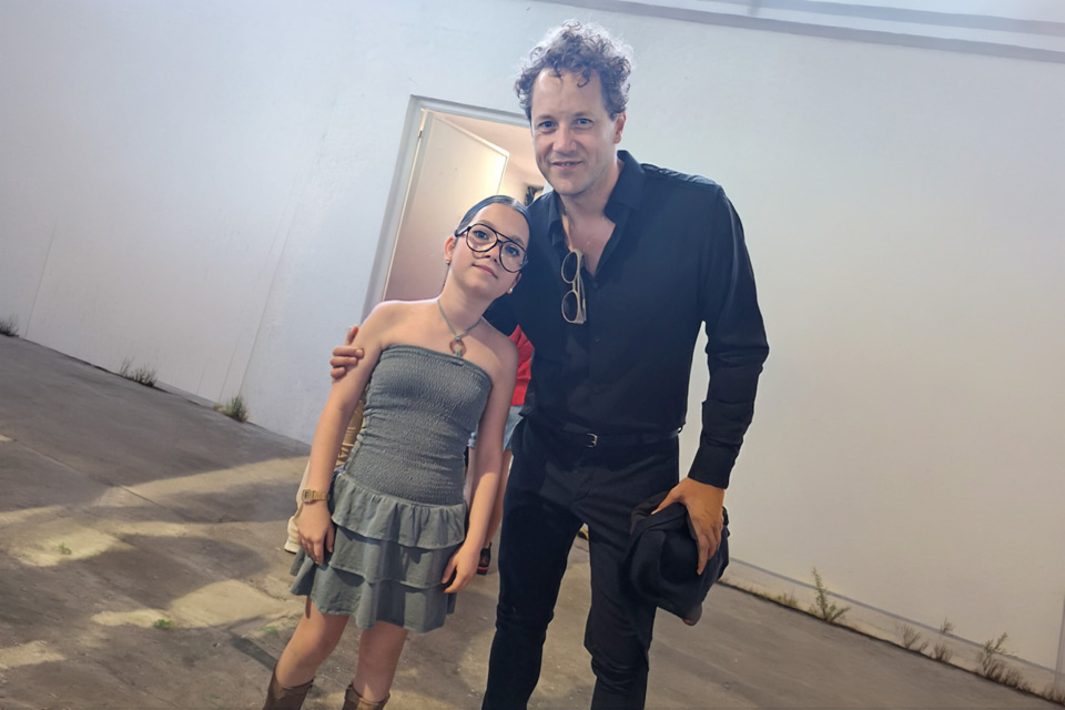 Noa Fernández cumple su sueño de cantar ante el Papa