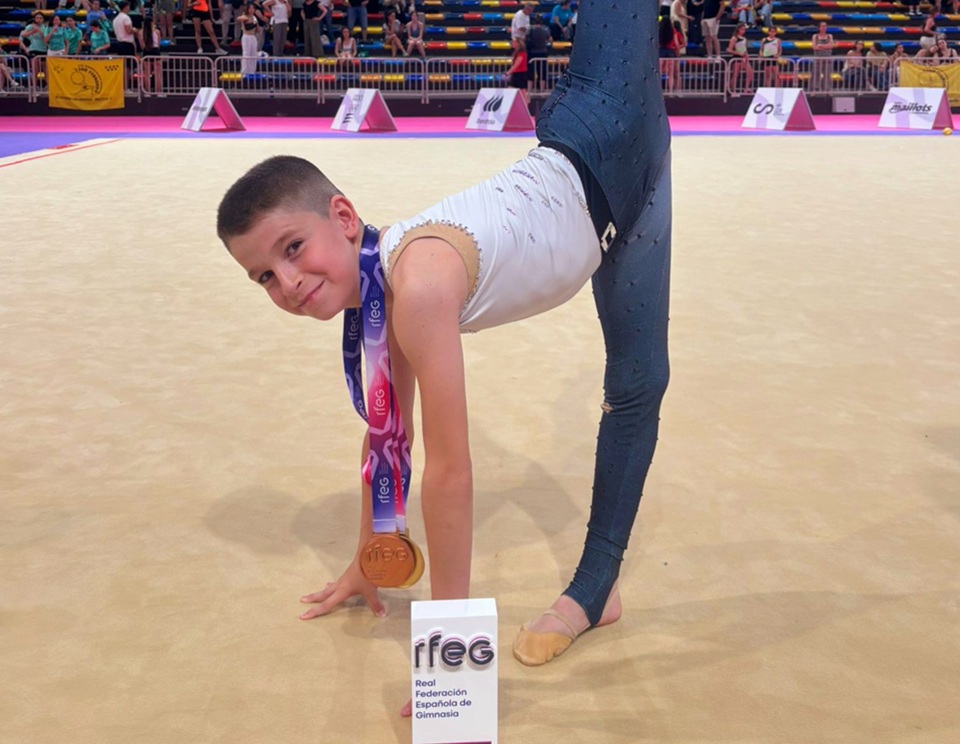 Jorge Barrio, oro en el Campeonato de Espa&ntilde;a Masculino de Gimnasia R&iacute;tmica