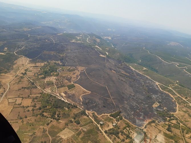 El incendio Forestal de Figueruela de Arriba declarado el pasado 15 de julio baja a nivel 0 y se
