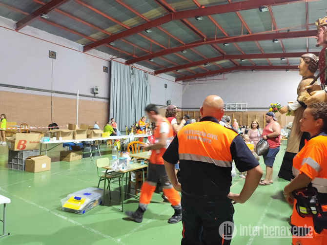 Protecci&oacute;n Civil de Benavente colabora en la atenci&oacute;n a desplazados por los incendios de &Aacute;vila