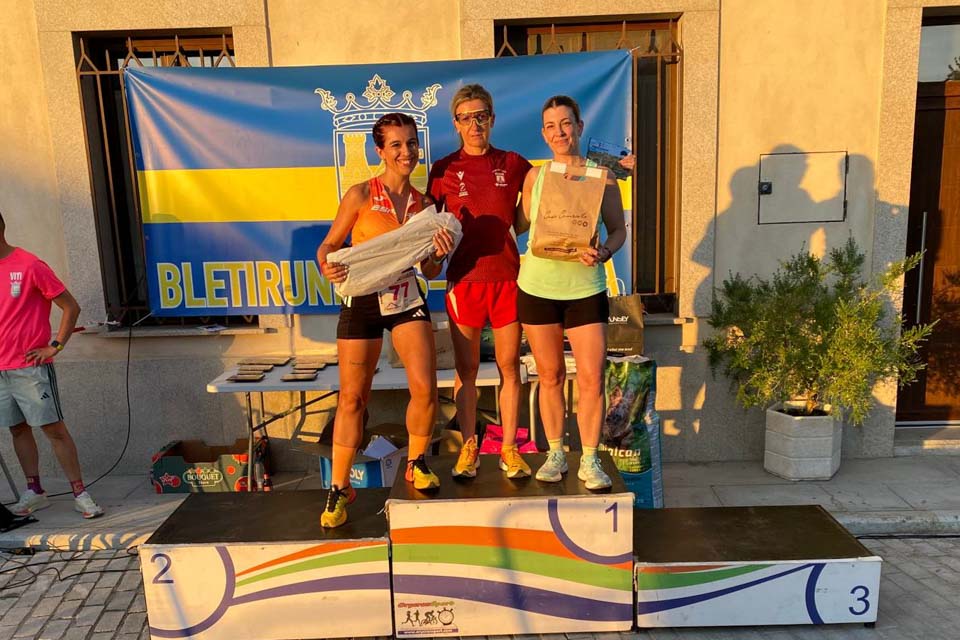 Elena Calvete y José Ángel Rabadán, doble triunfo benaventano en la V Carrera Villa de Ledesma