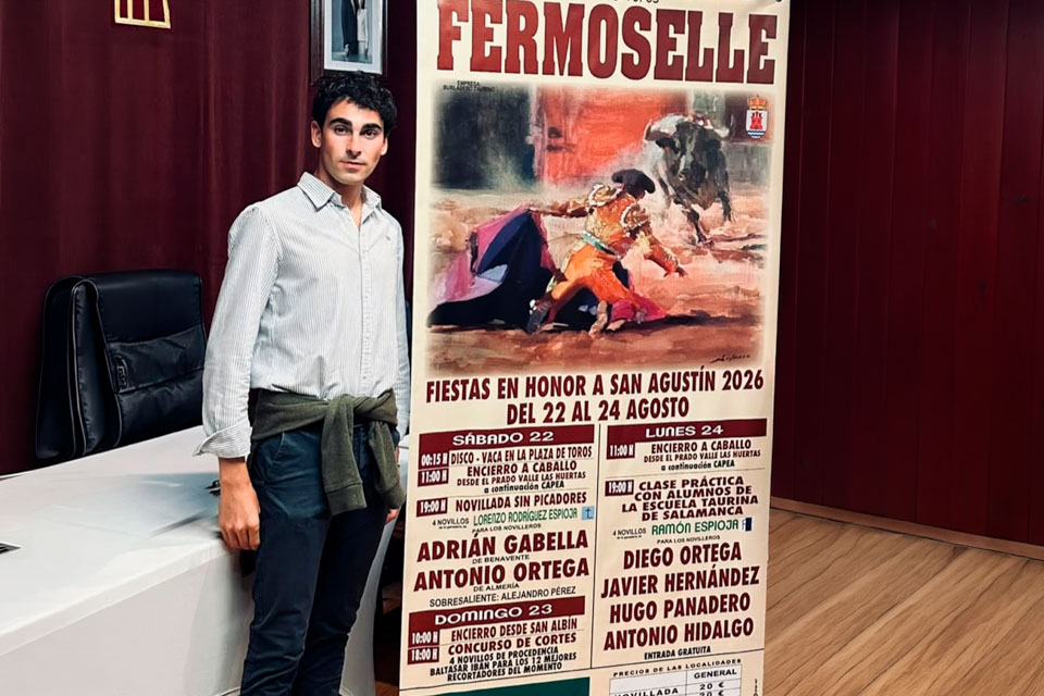 El torero benaventano Adri&aacute;n Gabella abre temporada con un mano a mano en Fermoselle