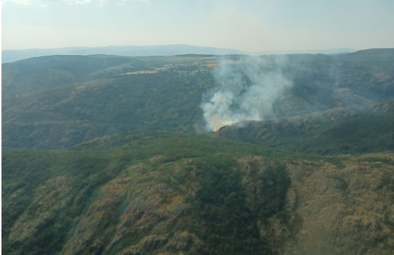 Un incendio en el municipio Muelas de los Caballeros se suma al de Pías como fuegos activos en la provincia de Zamora