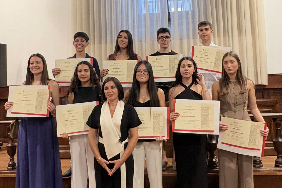 Dos alumnos del IES Los Sauces, distinguidos entre los mejores de la PAU 2026 en la Universidad de Salamanca