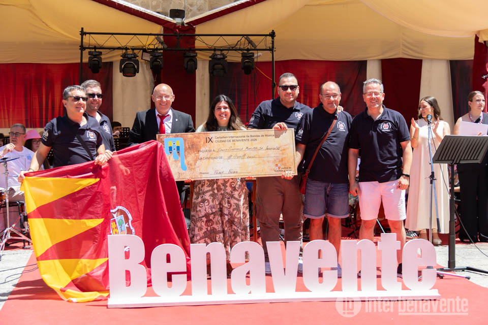 V&Iacute;DEO: Entrega de premios del IX Certamen Internacional de Bandas de M&uacute;sica Ciudad de Benavente