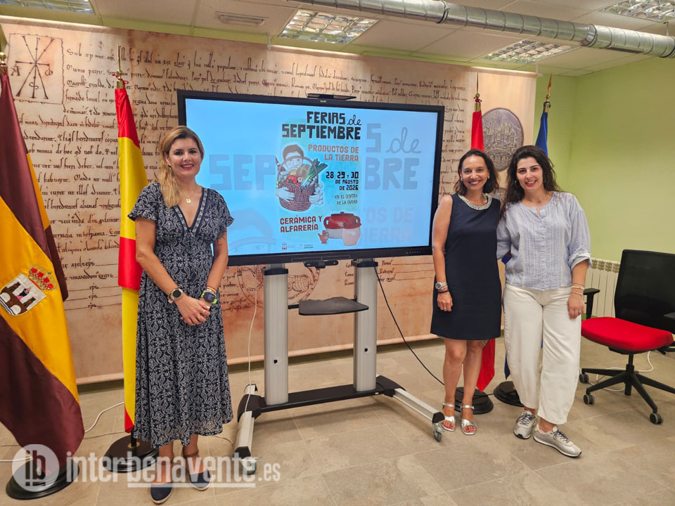 Benavente presenta unas Ferias de Septiembre con gastronomía, artesanía, deporte y vehículos clásicos