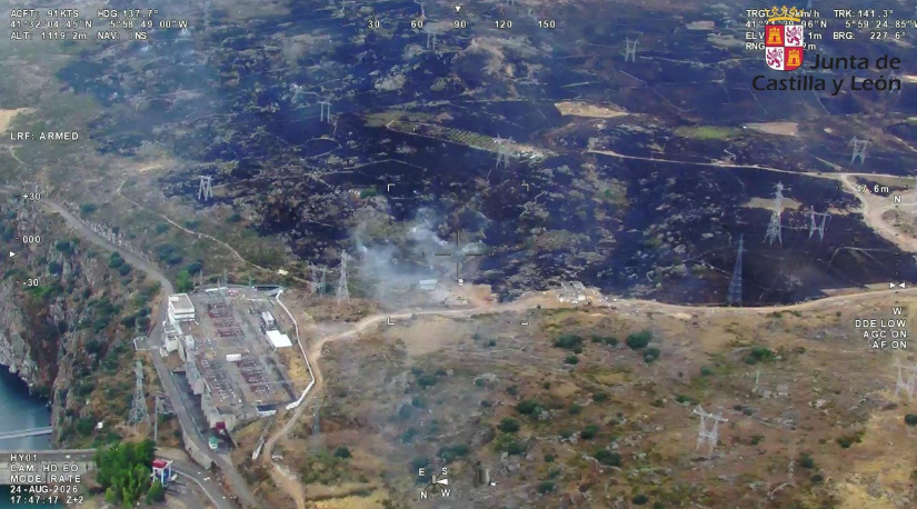 Estabilizado en nivel 1 el incendio en Ricobayo y extinguido dos fuegos en Santovenia del Esla y Gramedo