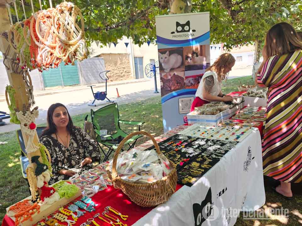 Pobladura se llena de creatividad en su III Mercado Artesanal