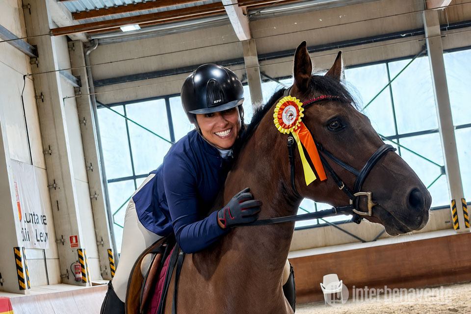 Noelia García,  tercera posición en Segovia en el Concurso de Salto de Obstáculos con Orwin de Sancris