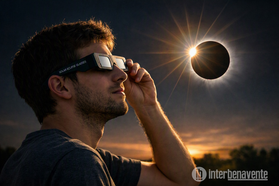 &iquest;C&oacute;mo utilizar correctamente las gafas para ver el eclipse?
