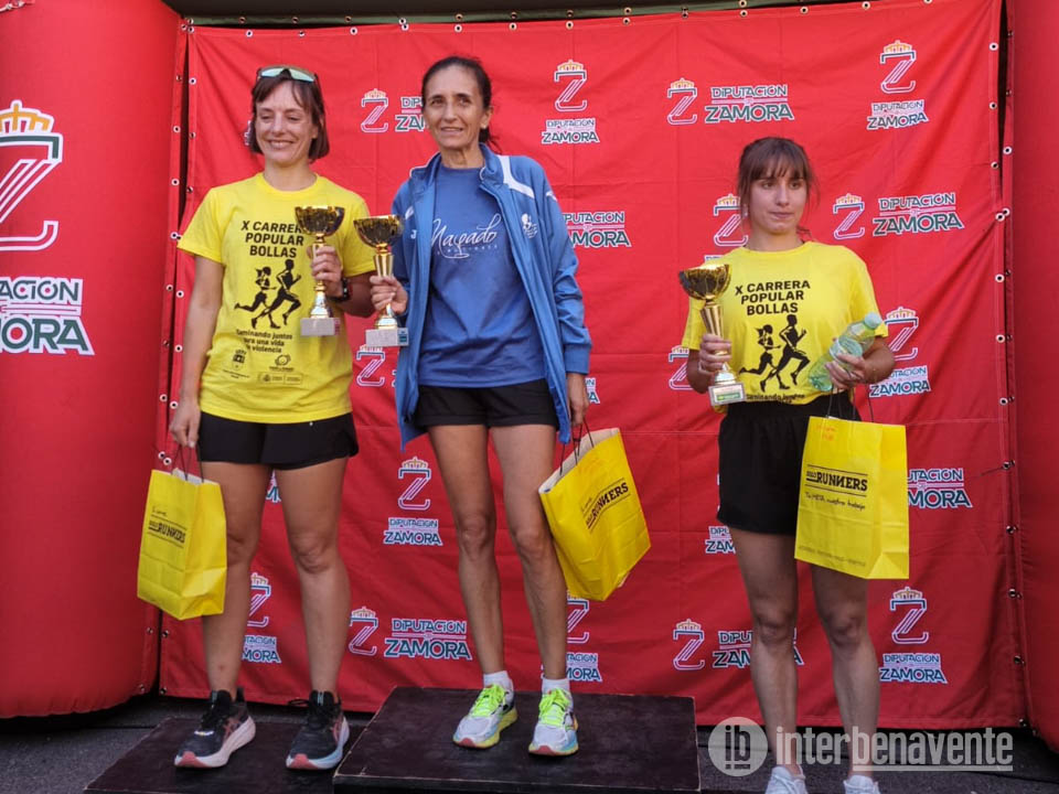 María Teresa García y Jesús Rubio llevan al Benavente Atletismo al podio en Navianos de Valverde