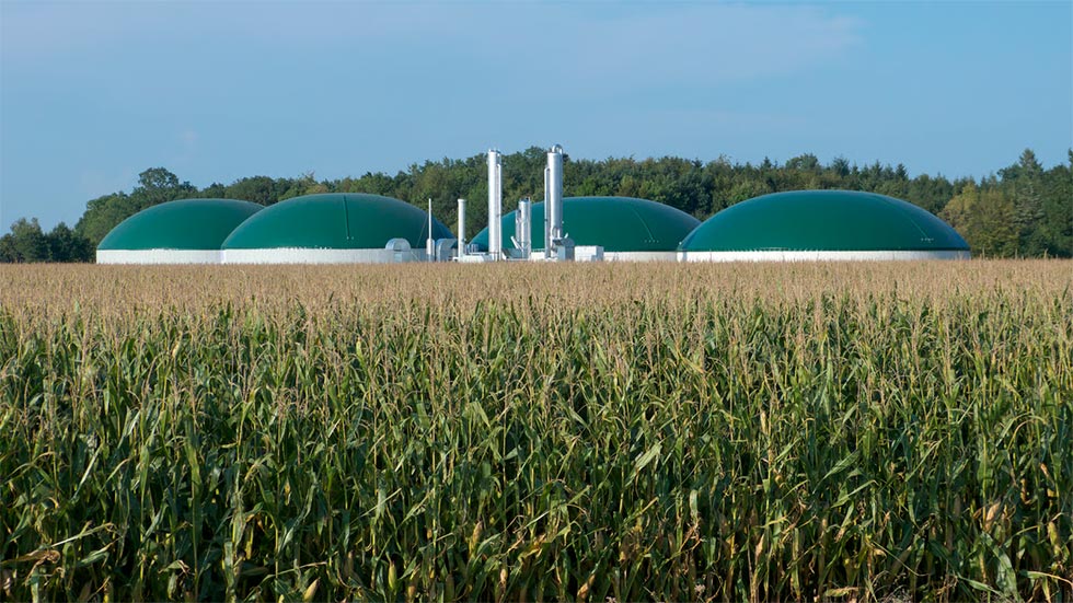 Planta de biog&aacute;s, Jesenwang, Baviera, Alemania