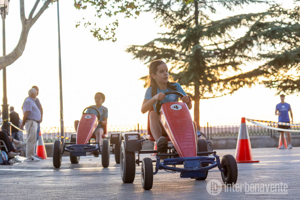 Los karts infantiles protagonizan la jornada de la Semana de la Movilidad en la Mota Vieja