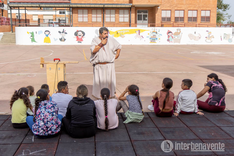 Los juegos romanos acercan la V&iacute;a de la Plata a los escolares de Benavente