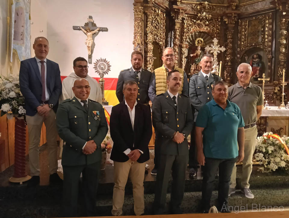 El puesto de la Guardia Civil  de Camarzana celebra a su patrona