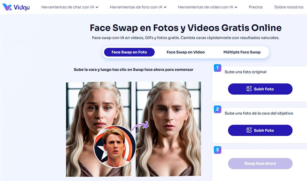 5 herramientas gratuitas para el face swap en fotos y videos mediante inteligencia artificial