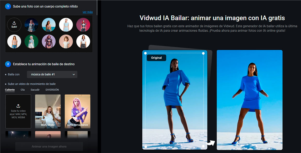 Dando vida a las fotos: Experimentando el poderoso encanto de Vidwud AI