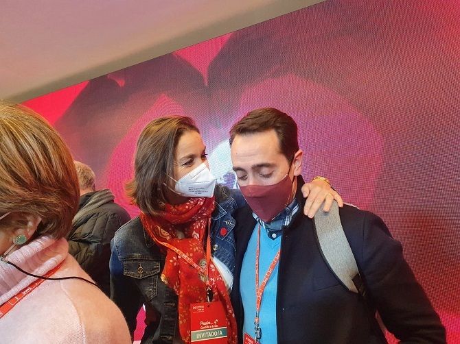 La MInistra de Turismo con el Alcalde de Benavente el pasado mes de noviembre (Foto cedida a Interbenavente.es)